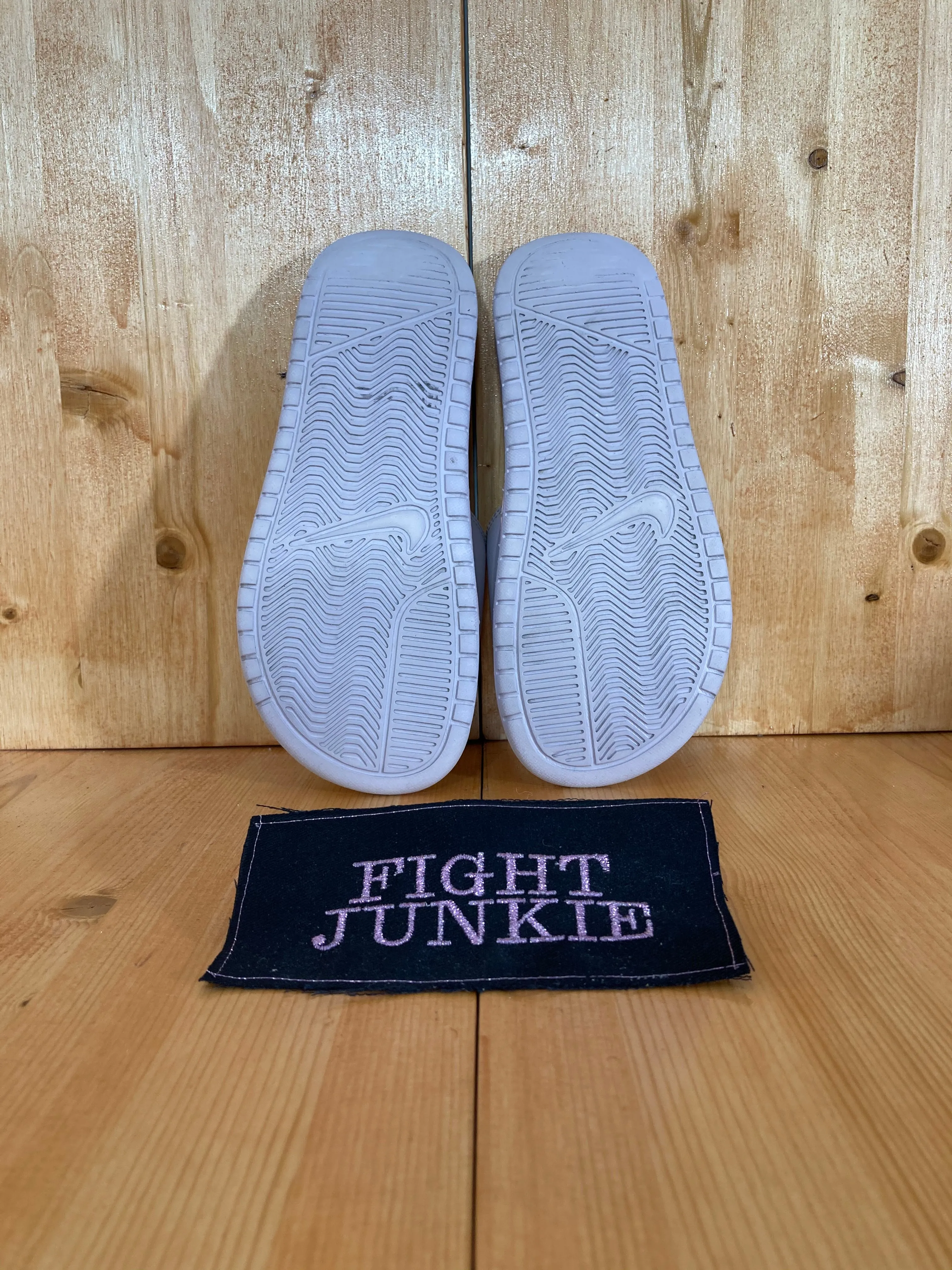 NIKE BENASSI JDI Women's Size 5 Slip On Sandals Slides Rose Gold