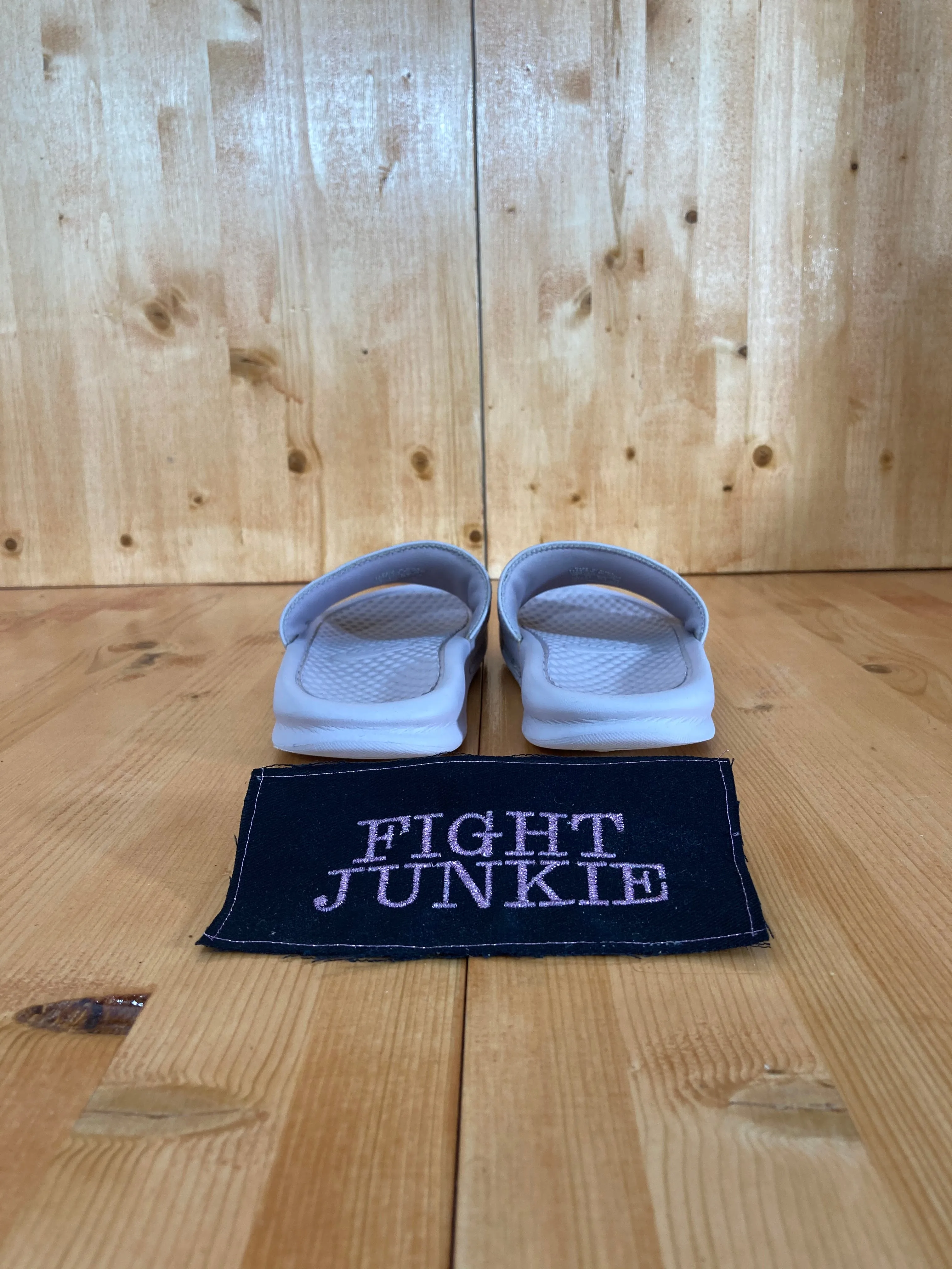 NIKE BENASSI JDI Women's Size 5 Slip On Sandals Slides Rose Gold