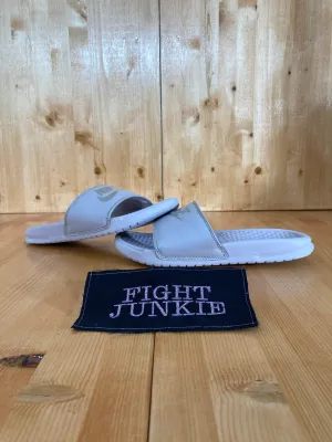 NIKE BENASSI JDI Women's Size 5 Slip On Sandals Slides Rose Gold