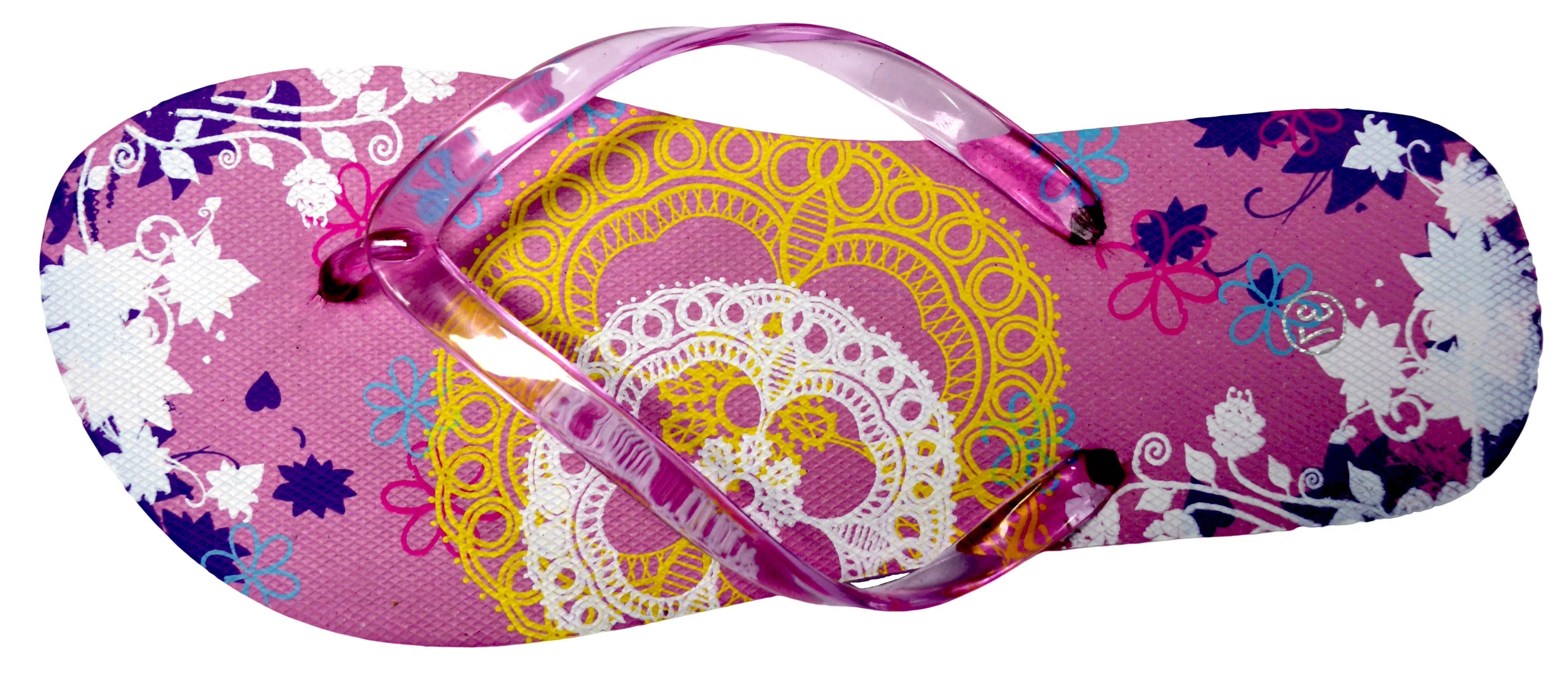 OCTAVE Ladies Summer Beach Wear Flip Flops - Lace Design