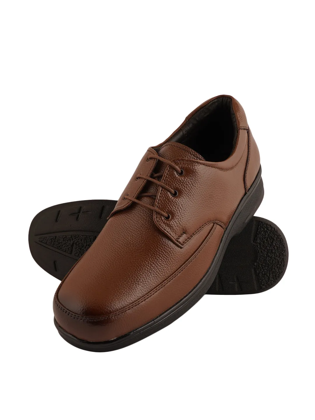 Pelle Albero Brown Formal Lace Up Oxford For Men