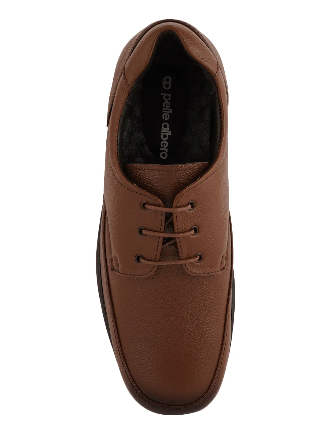 Pelle Albero Brown Formal Lace Up Oxford For Men