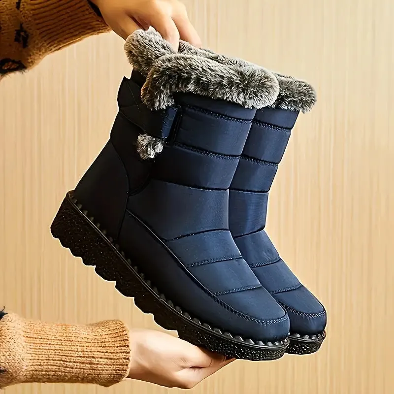 PERCE™ WATERPROOF UNISEX MID CALF SNOW BOOTS