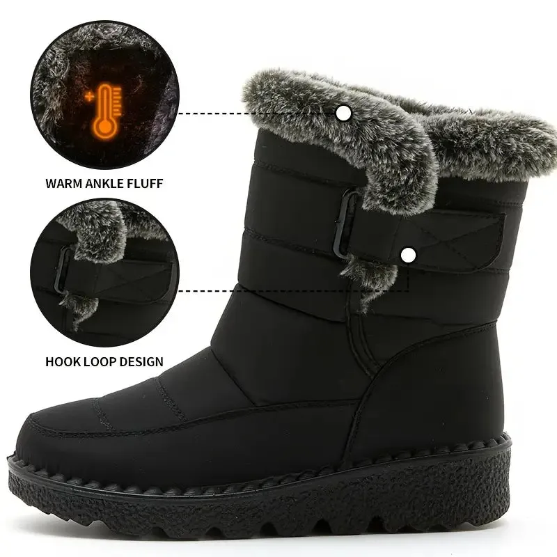 PERCE™ WATERPROOF UNISEX MID CALF SNOW BOOTS