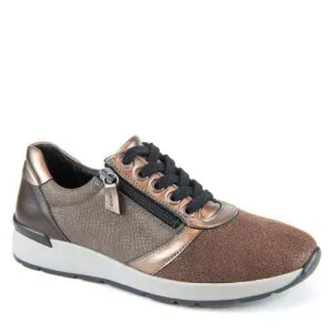 Portofino Women's Dahlia Sneakers- Bronze
