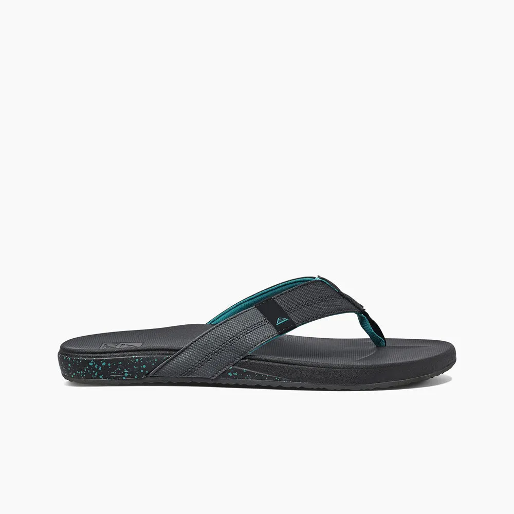 Reef Cushion Bounce Phantom Flip Flops - Black/Green
