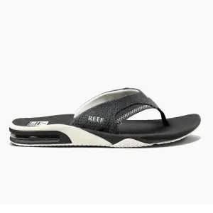 Reef Fanning Flip Flops  - Raven/White