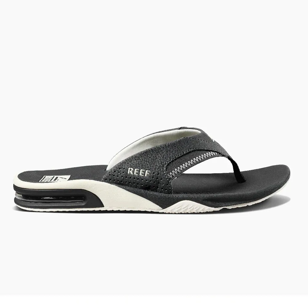 Reef Fanning Flip Flops  - Raven/White