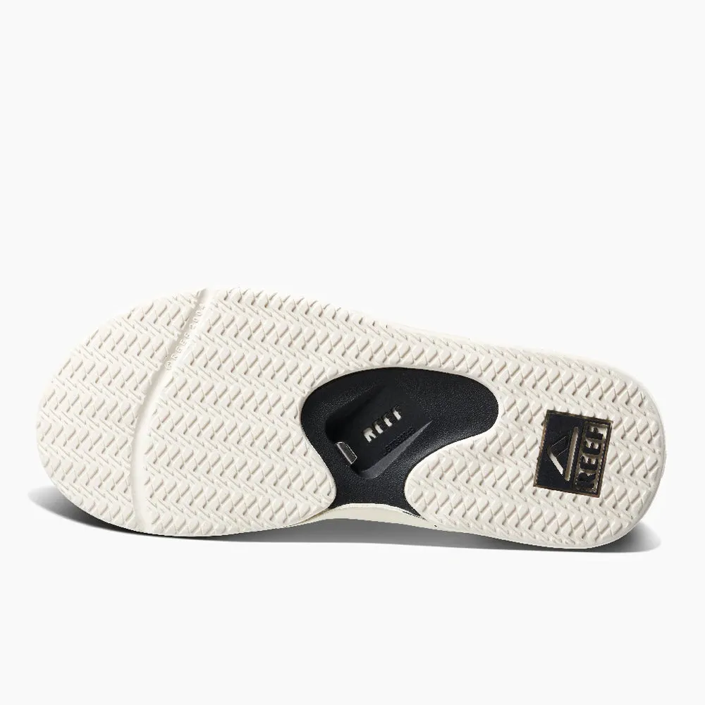 Reef Fanning Flip Flops  - Raven/White