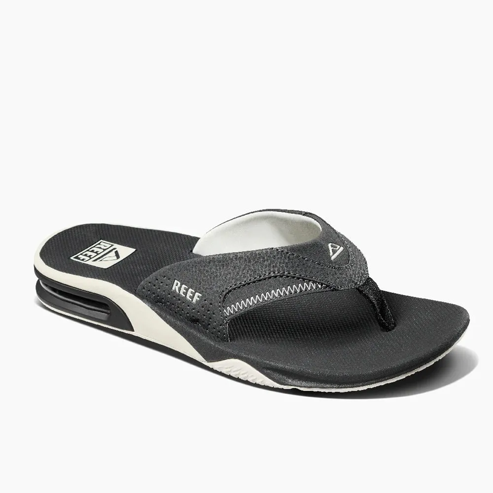 Reef Fanning Flip Flops  - Raven/White
