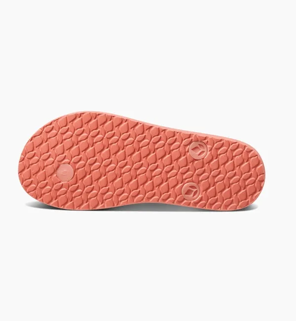 Reef Girls Little Stargazer Flip Flops - Coral
