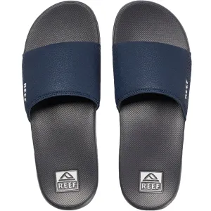 Reef Mens One Summer Beach Pool Sliders - Navy/White
