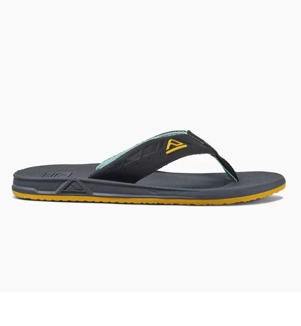 Reef Phantoms Flip Flops  - Aqua/Yellow