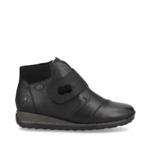 Rieker Women's Velcro Dress Booties- Black