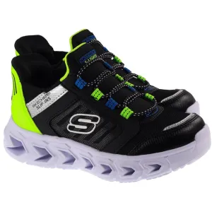 Skechers Trainers Kids Slip Ins Hypno Flash 2.0 Odelux Black Lime