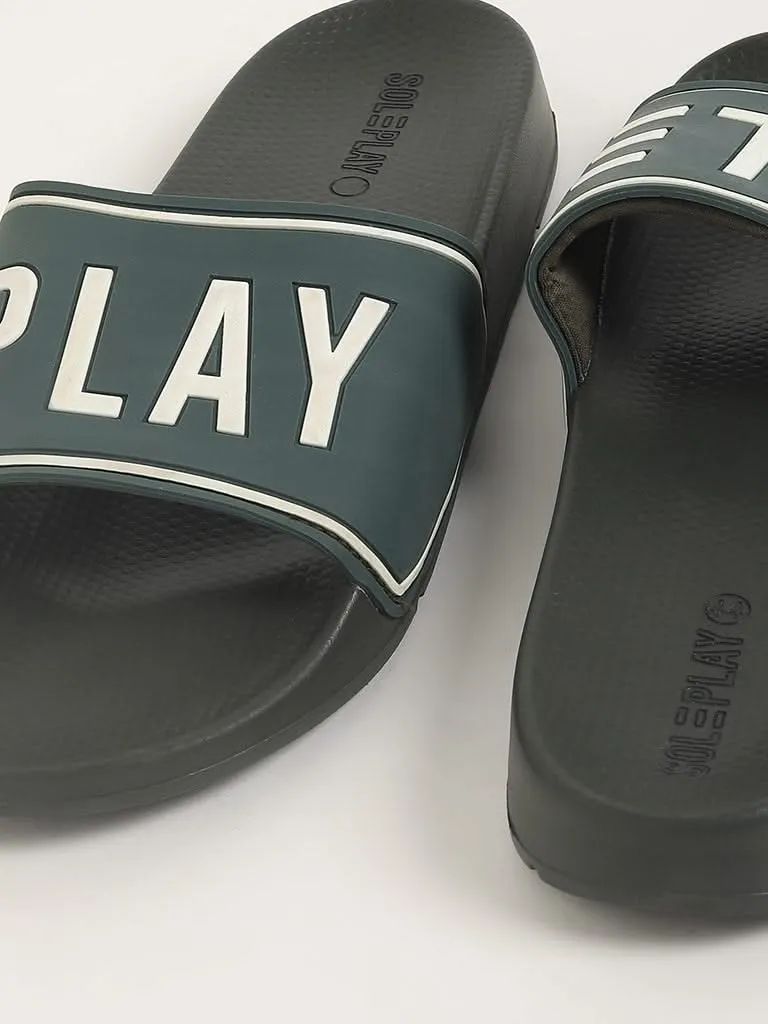 SOLEPLAY Printed Green Flip-Flop