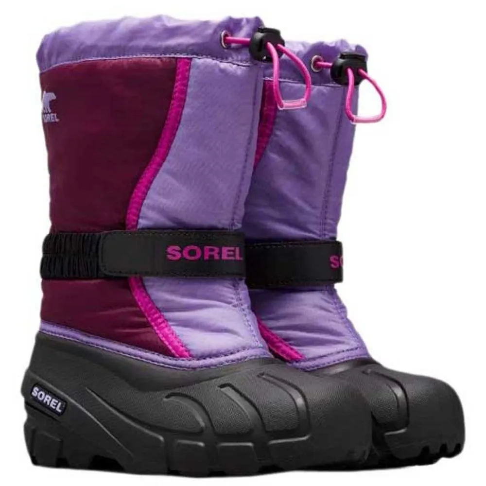Sorel Childrens Flurry Snow Purple Dahlia / Paisley Purple
