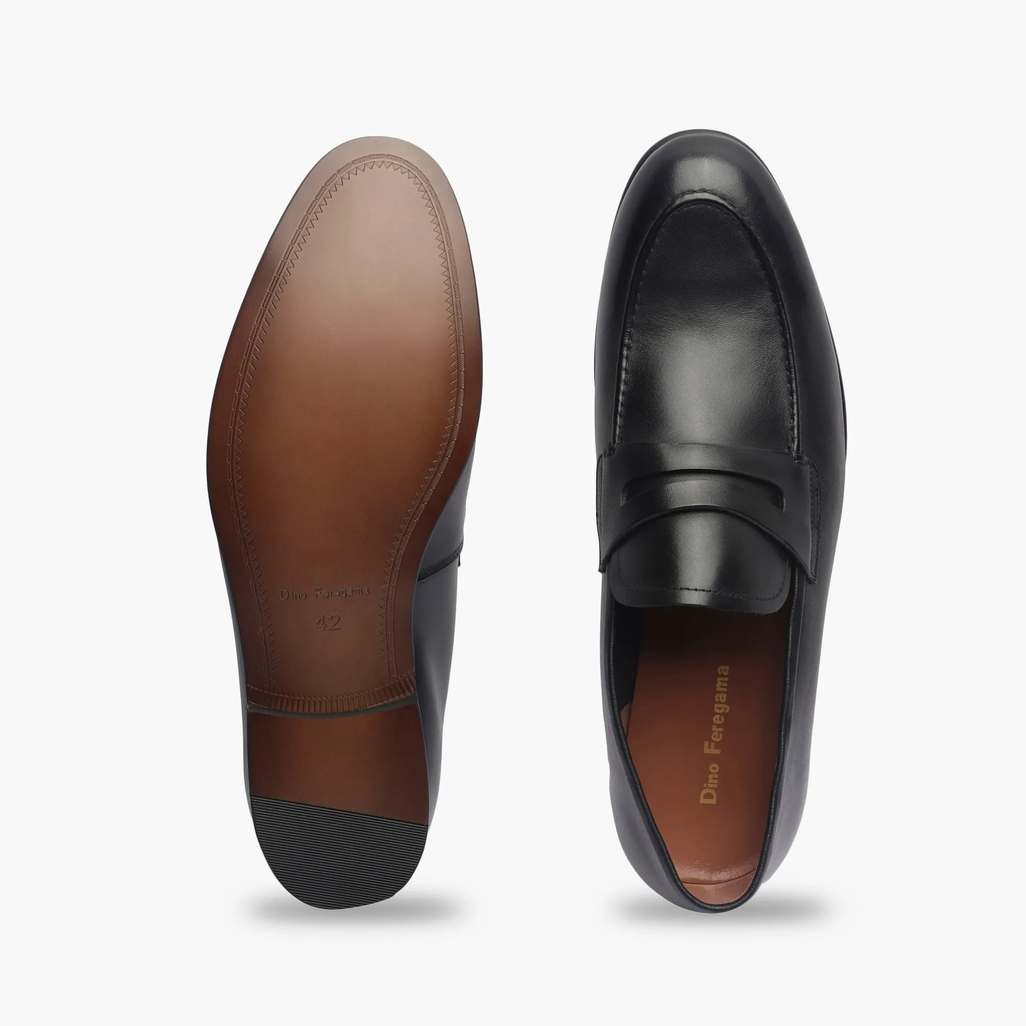 U Tip Penny Loafers