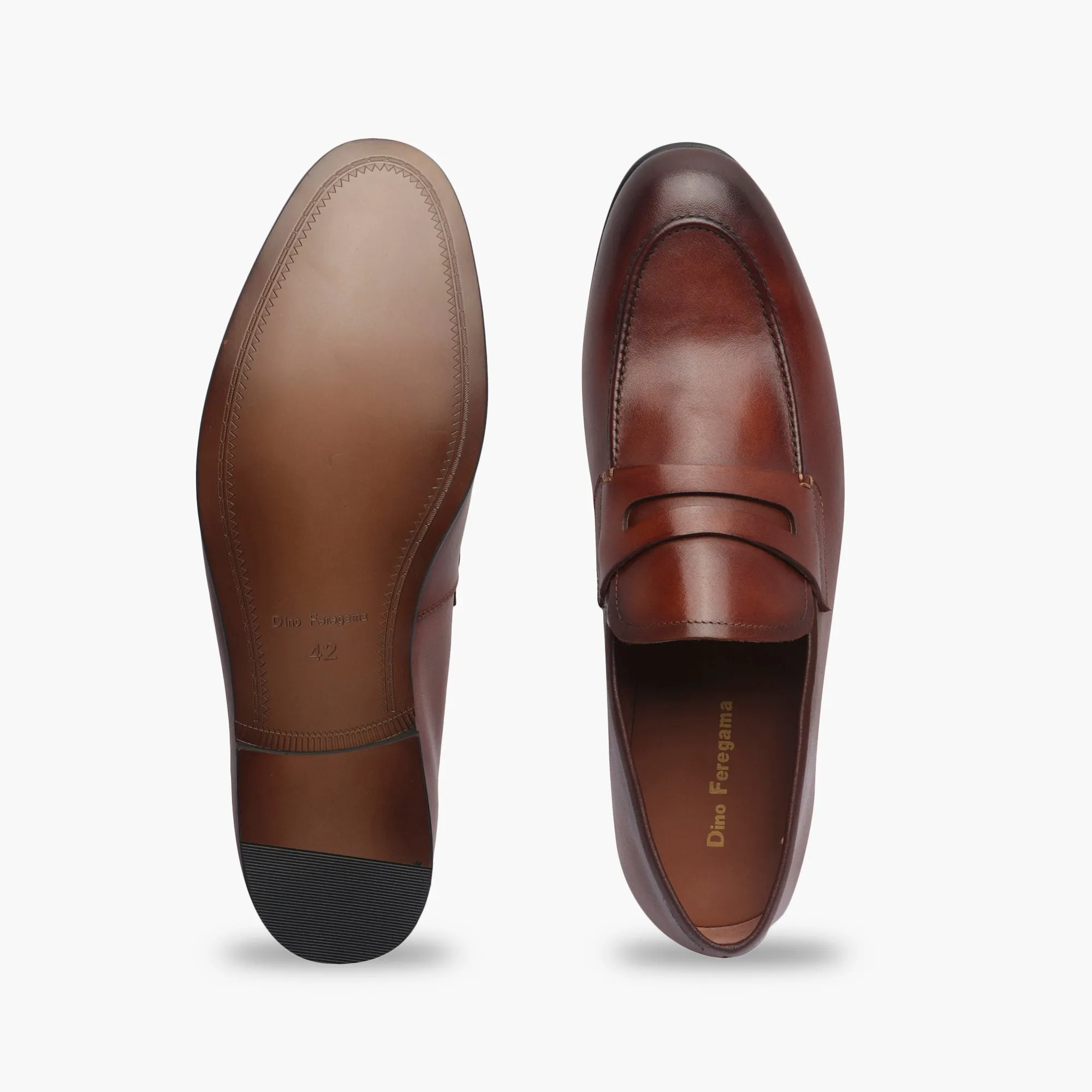U Tip Penny Loafers