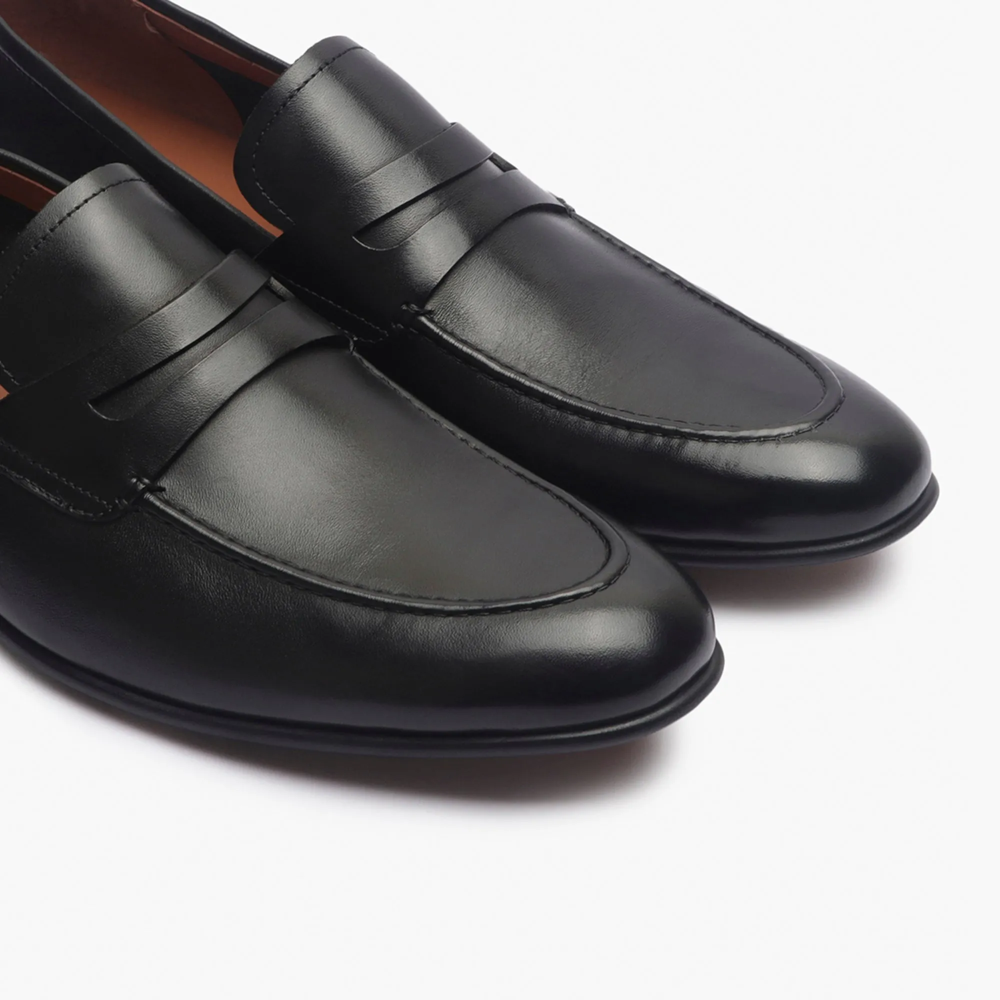 U Tip Penny Loafers