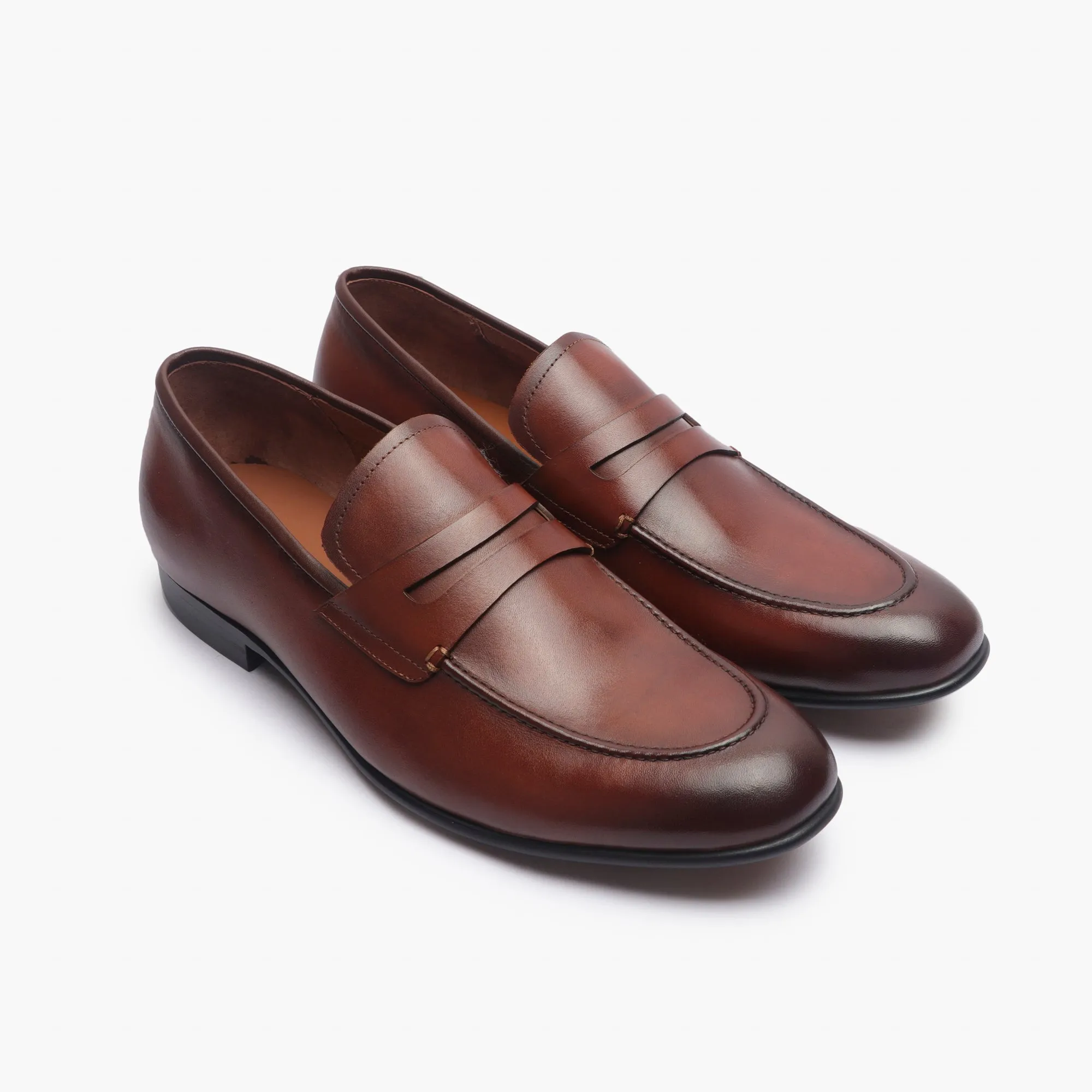 U Tip Penny Loafers