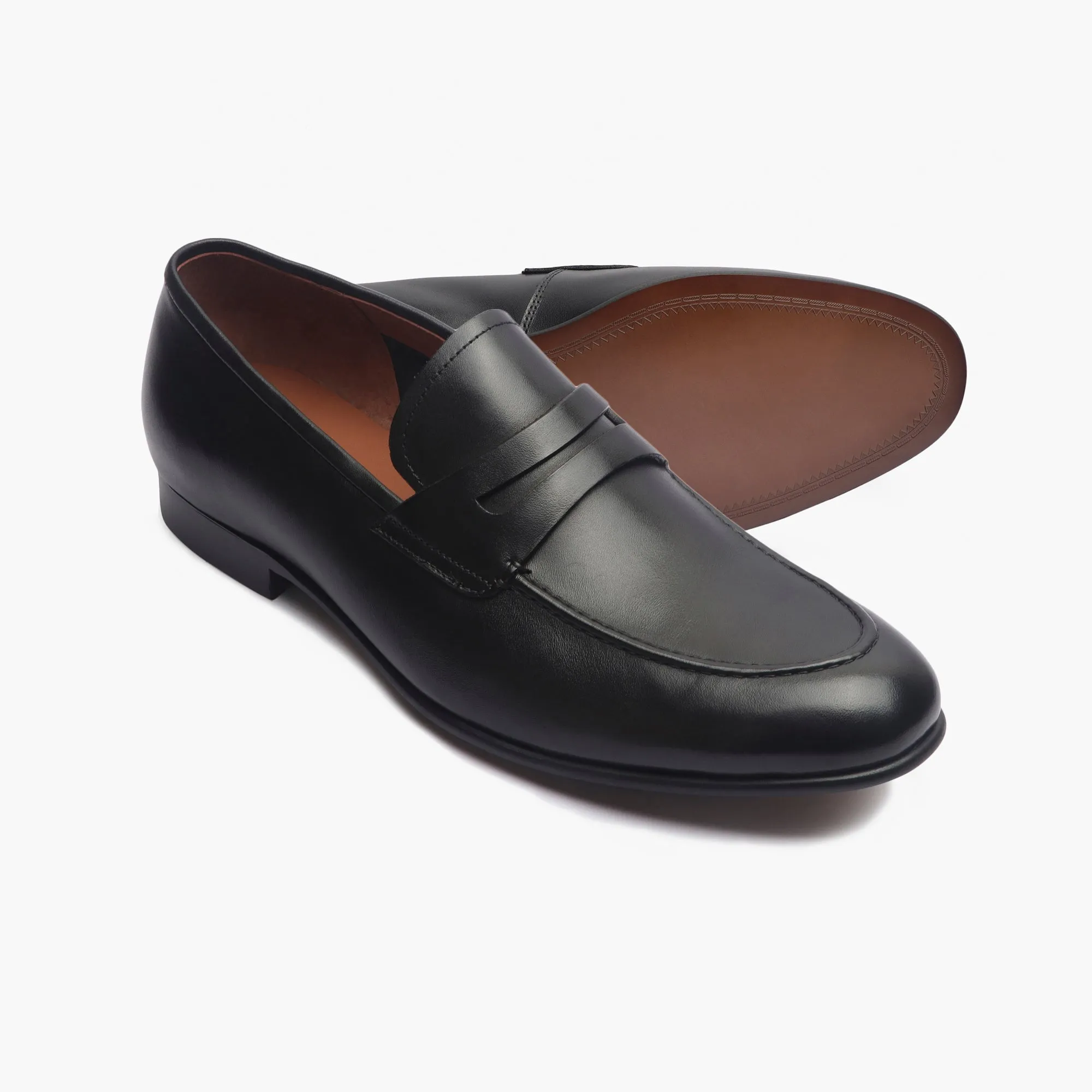 U Tip Penny Loafers