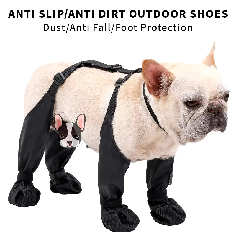 Ultimate Waterproof Non-Slip Dog Boots - Perfect Outdoor Protection for Small to Medium Dogs, Ideal for French Bulldogs!