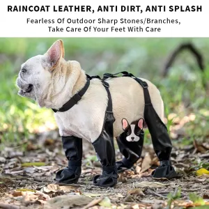 Ultimate Waterproof Non-Slip Dog Boots - Perfect Outdoor Protection for Small to Medium Dogs, Ideal for French Bulldogs!