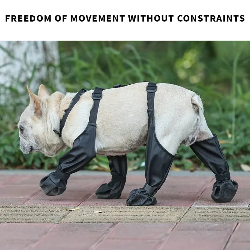Ultimate Waterproof Non-Slip Dog Boots - Perfect Outdoor Protection for Small to Medium Dogs, Ideal for French Bulldogs!