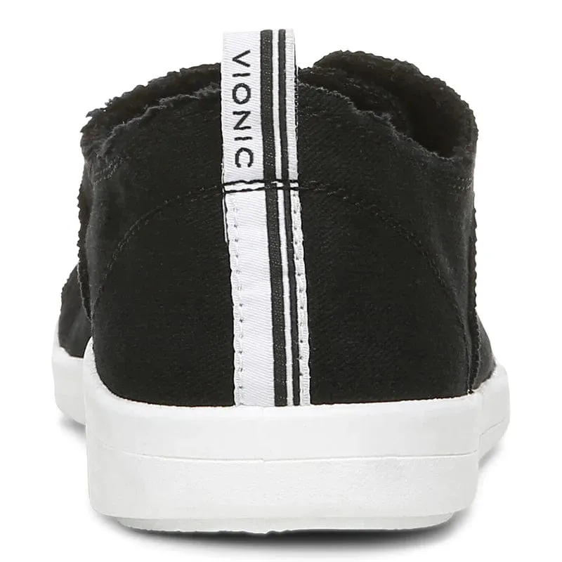 Vionic Women's Pismo Slip On Sneakers- Black