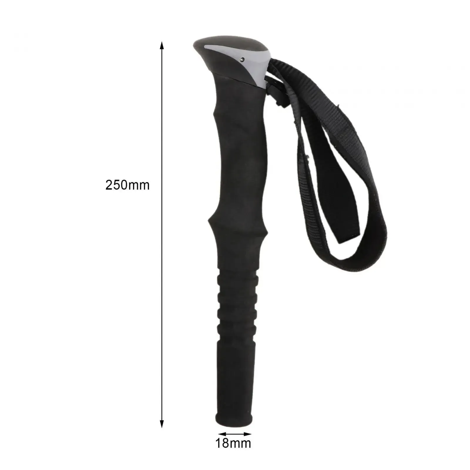 Walking Cane Hand Grip, Lightweight Antishock Trekking Rod Handle, for Mountaineering Travel Sports Outdoor Activities Climbing