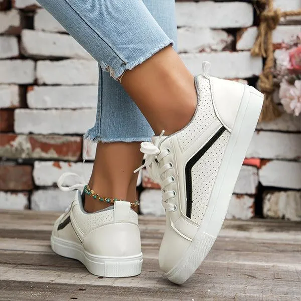 Women's Comfortable Flat Casual Sneakers 95570380S