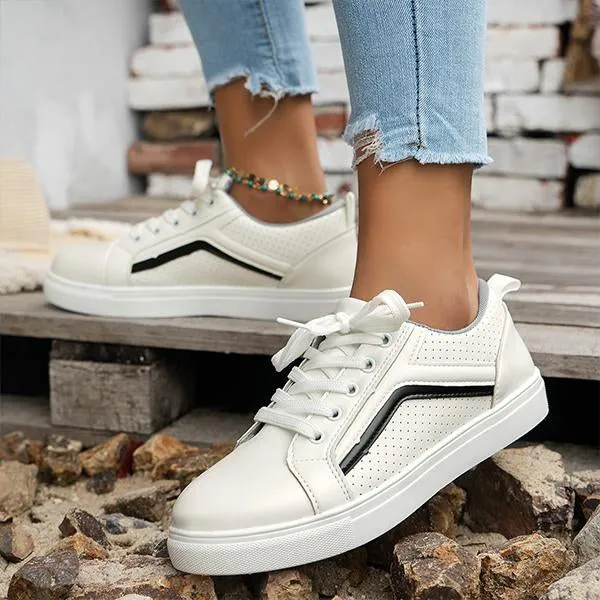 Women's Comfortable Flat Casual Sneakers 95570380S