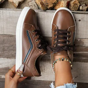 Women's Comfortable Flat Casual Sneakers 95570380S