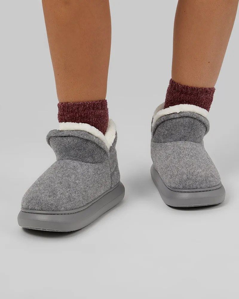 WOMEN'S FLEECE-LINED SLIPPER BOOTS