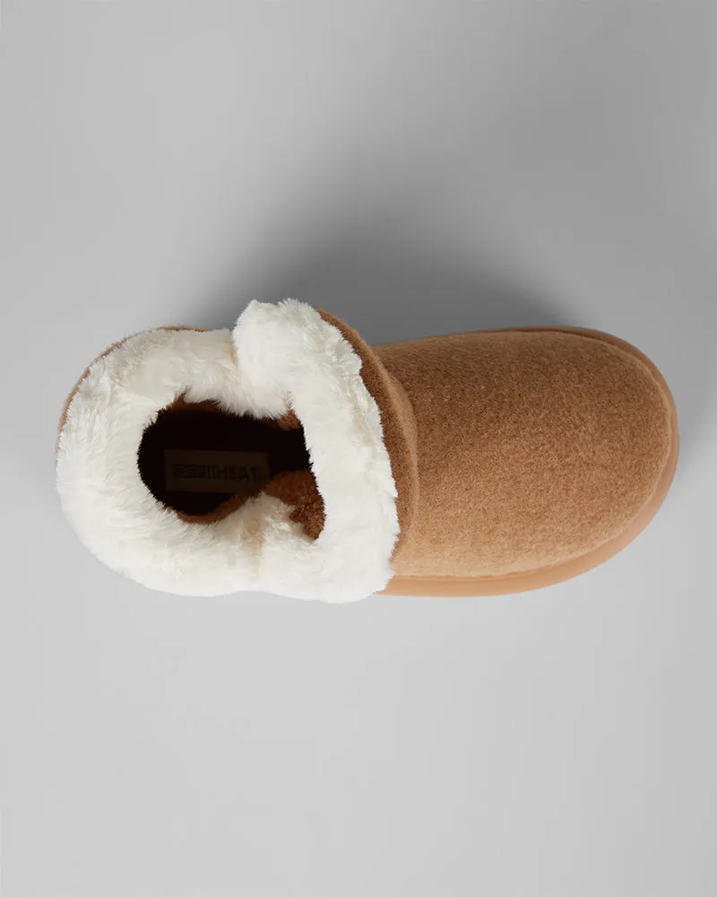 WOMEN'S FLEECE-LINED SLIPPER BOOTS