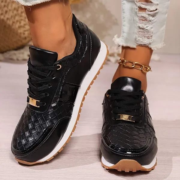 Women's Lace-Up Casual Sneakers 47929335C