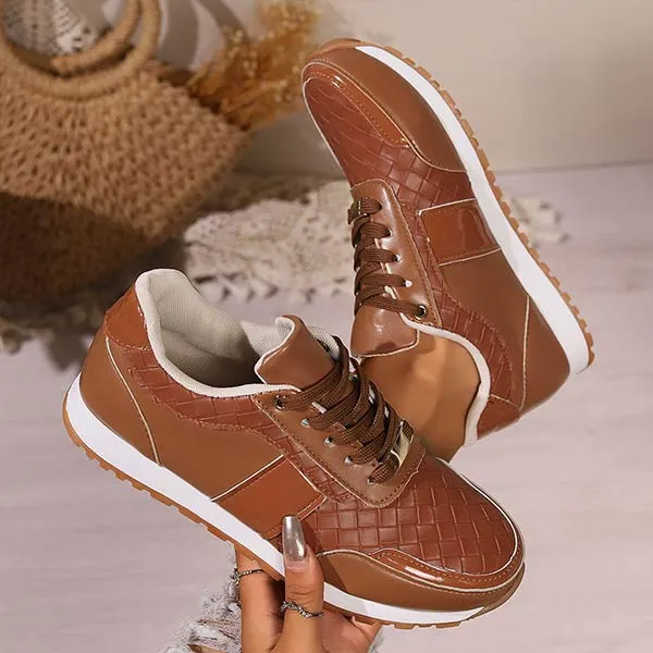 Women's Lace-Up Casual Sneakers 47929335C