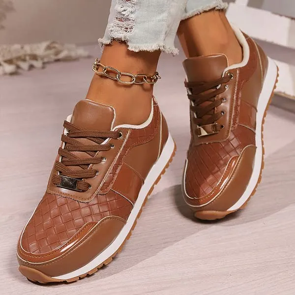 Women's Lace-Up Casual Sneakers 47929335C