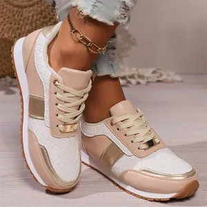 Women's Lace-Up Casual Sneakers 47929335C